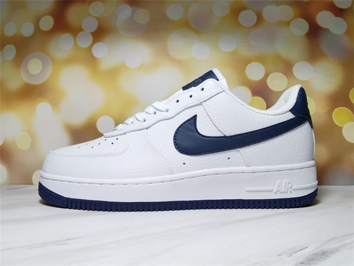 Men's Air Force 1 Low White/Navy Shoes 246